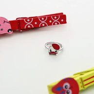 Ruby Donald Baby Ring in 92.5 Silver