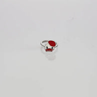 Ruby Donald Baby Ring in 92.5 Silver