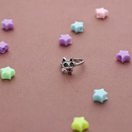 Ruby Whisker Baby Ring in 92.5 Silver