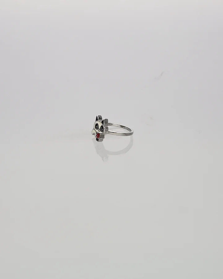 Ruby Whisker Baby Ring in 92.5 Silver