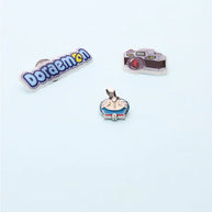 Blue Dora Bud Enamel Pendant in 92.5 Silver