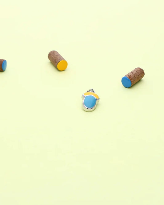 Sunshine Scoop Ice Cream Pendant in 92.5 Silver