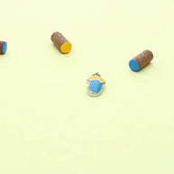 Sunshine Scoop Ice Cream Pendant in 92.5 Silver