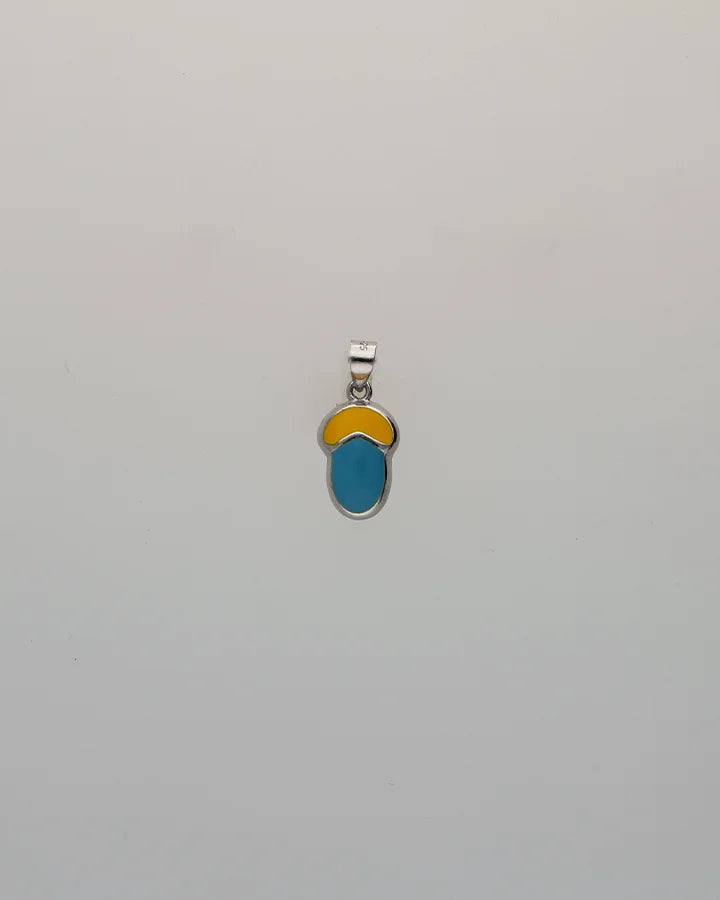 Sunshine Scoop Ice Cream Pendant in 92.5 Silver