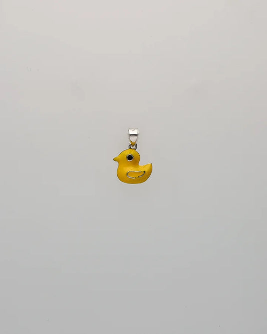 Yellow Duckie Delight Pendant in 92.5 Silver