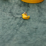 Yellow Duckie Delight Pendant in 92.5 Silver