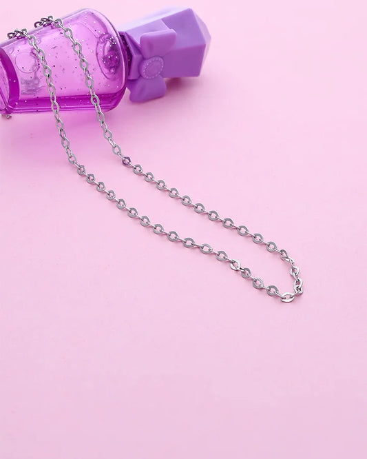 Italian Round Link Luxe Chain in 92.5 Silver