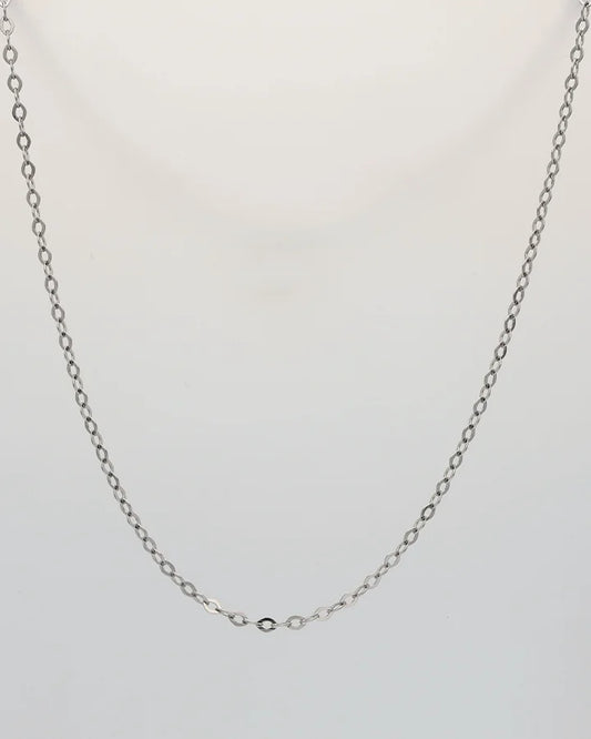 Italian Round Link Luxe Chain in 92.5 Silver