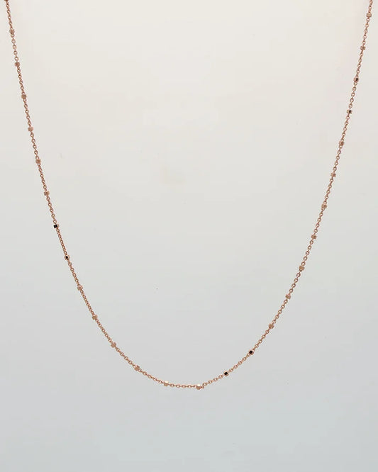 Rose Clipline Italian Chain in 92.5 Silver