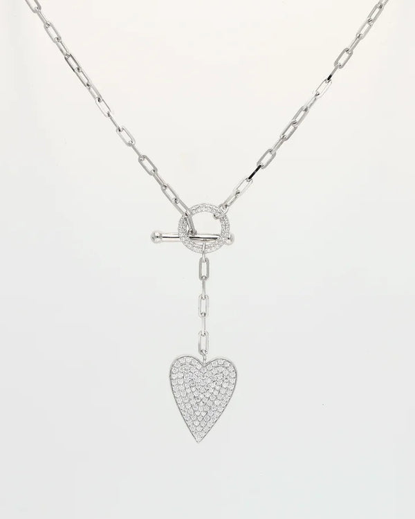 Amora Dual Drop Link Chain in 92.5 Silver