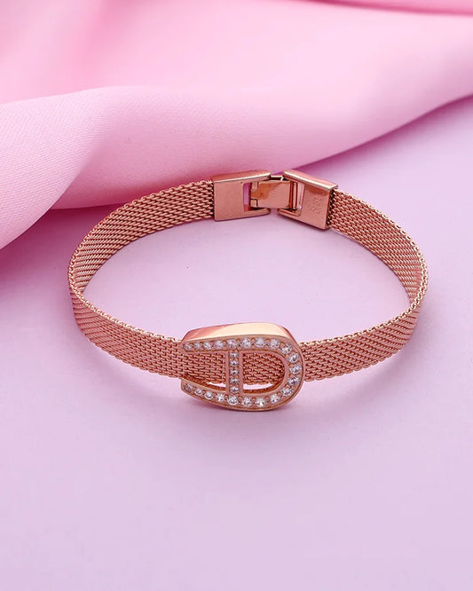 Fortuna Horseshoe Belt Bracelet in 92.5 Silver