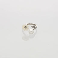 Florea Pearl Bloom Ring in 92.5 Silver