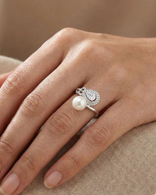 Aurelia Stone Ring in 92.5 Silver