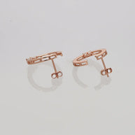 Floria Semi Bloom Studs in 92.5 silver