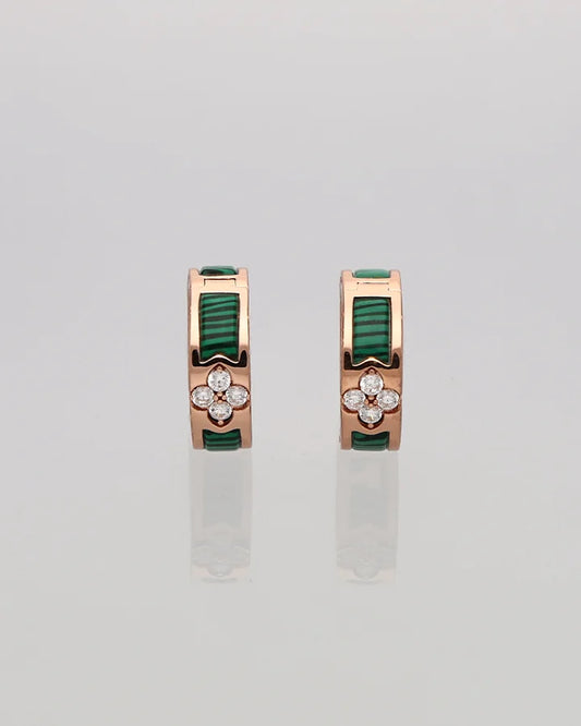 Woodra Bali Ember Hoops in 92.5 Silver