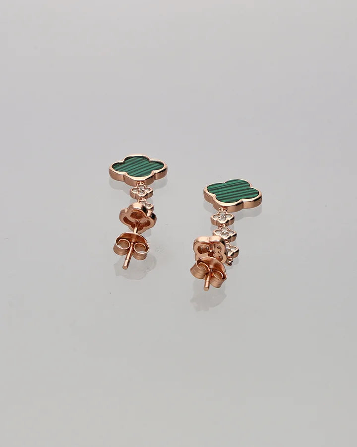 Sylvae Long Leaf Drops in 92.5 silver