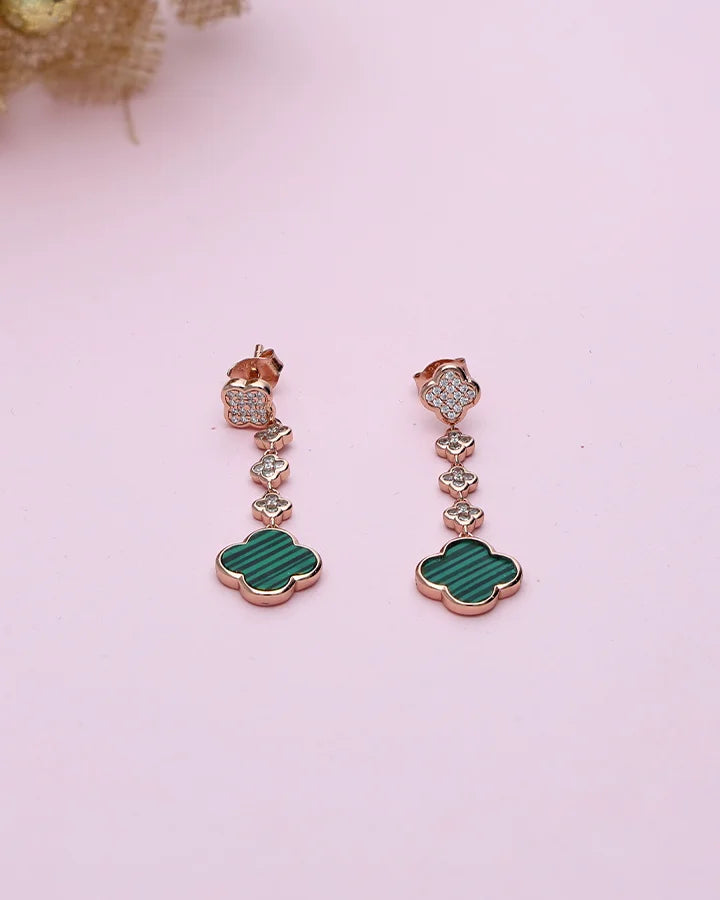 Sylvae Long Leaf Drops in 92.5 silver