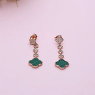 Sylvae Long Leaf Drops in 92.5 silver