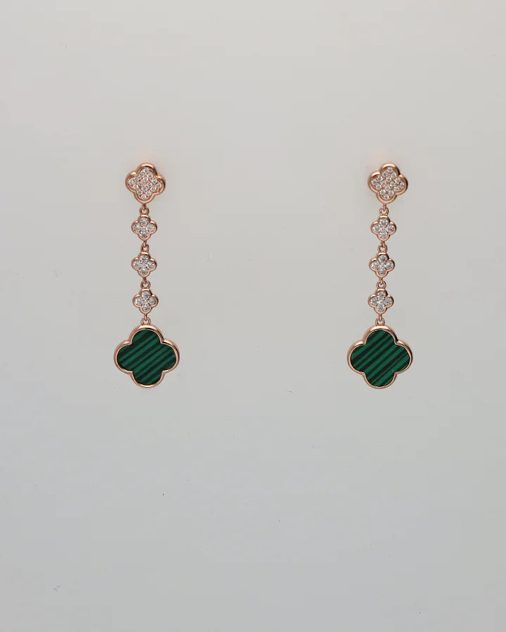 Sylvae Long Leaf Drops in 92.5 silver