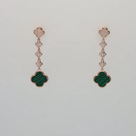 Sylvae Long Leaf Drops in 92.5 silver