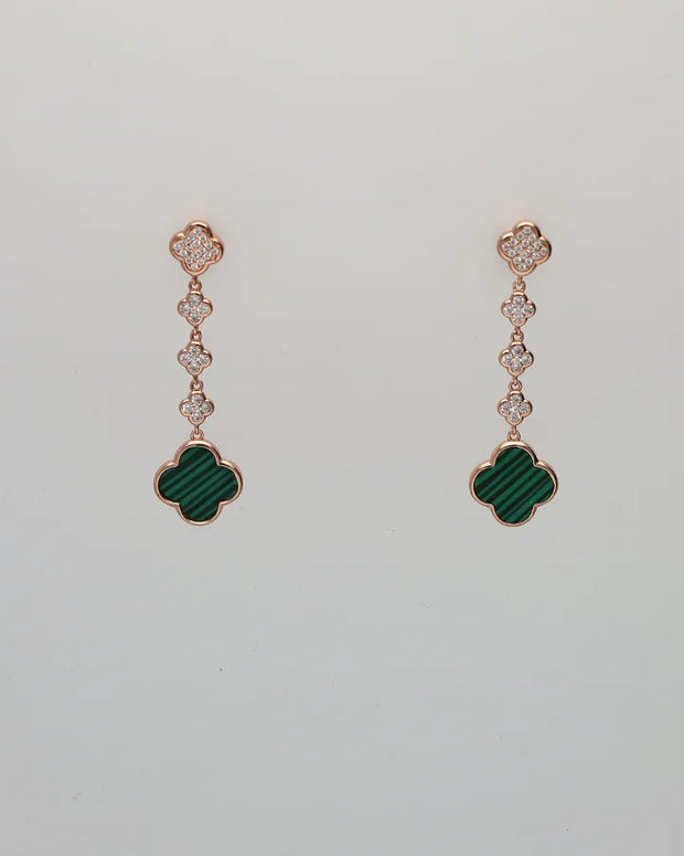 Sylvae Long Leaf Drops in 92.5 silver