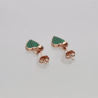 Verdel Short Heart Drops in 92.5 silver