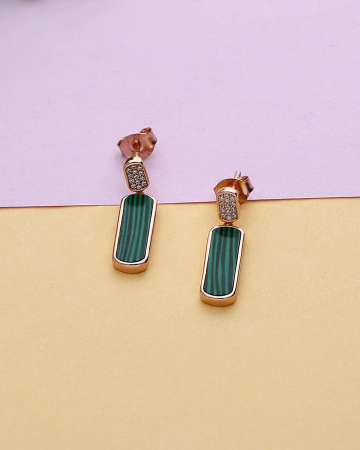 Rectyn Forest Bar Drops in 92.5 silver