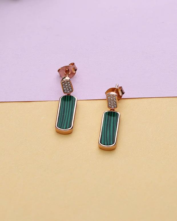 Rectyn Forest Bar Drops in 92.5 silver