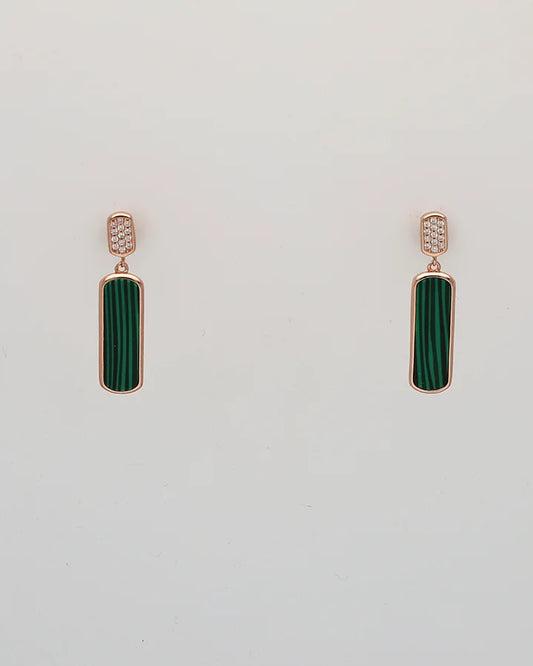 Rectyn Forest Bar Drops in 92.5 Silver