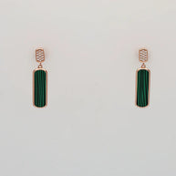 Rectyn Forest Bar Drops in 92.5 silver