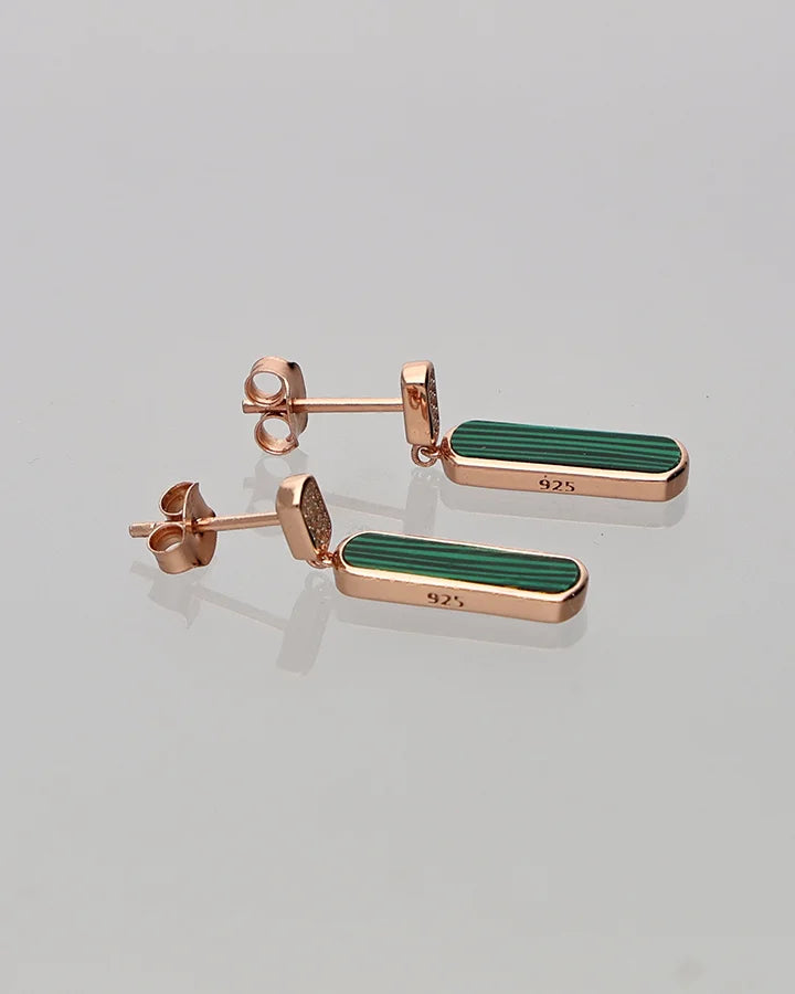 Rectyn Forest Bar Drops in 92.5 silver