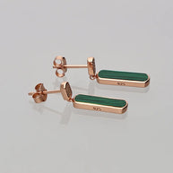 Rectyn Forest Bar Drops in 92.5 silver