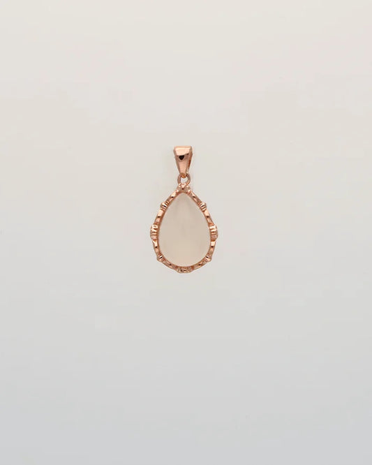 Aurelia Oval Lace Pendant in 92.5 Silver