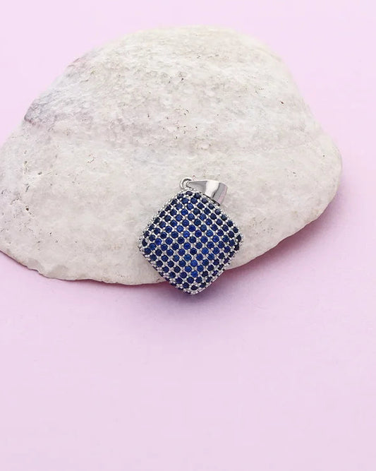 Azuryn Soft Square Pendant in 92.5 Silver