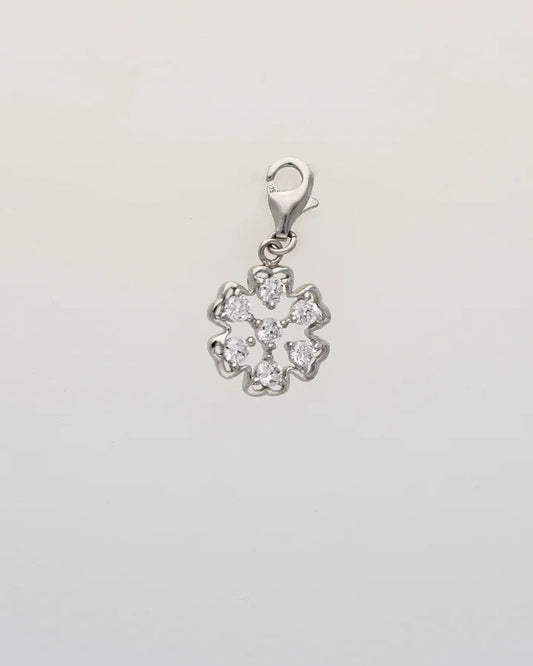 Ivoria Heartfall Pendant in 92.5 Silver