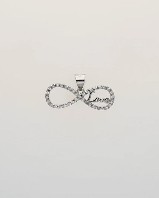 Infina Love Loop Pendant in 92.5 Silver