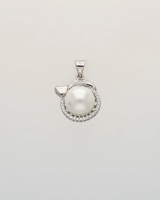 Pearlisse Ornate Glow Pendant in 92.5 Silver