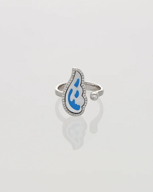 Elvique Halo Adjust Ring in 92.5 Silver