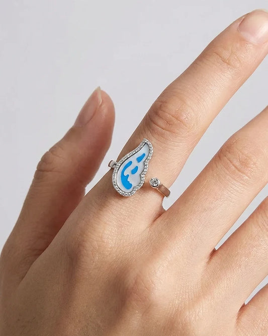 Elvique Adjustable Ring in 92.5 Silver