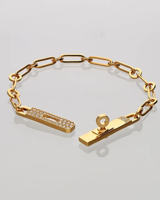 Ornixa Gleam Chain Bracelet in 92.5 Silver