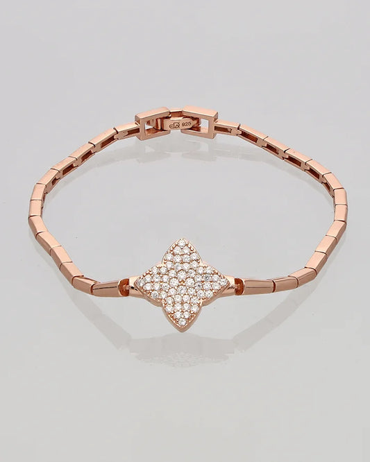 Elviora Shine Chain Bracelet in 92.5 Silver