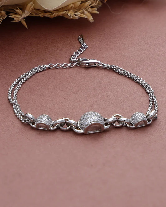 Solvique Grace Chain Bracelet in 92.5 Silver