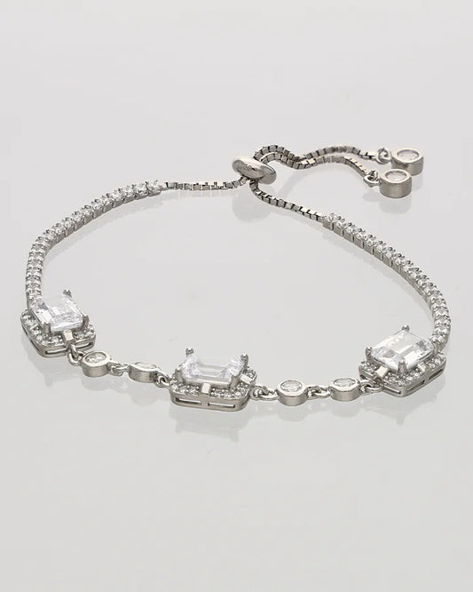 Calyra Shine Chain Bracelet in 92.5 Silver