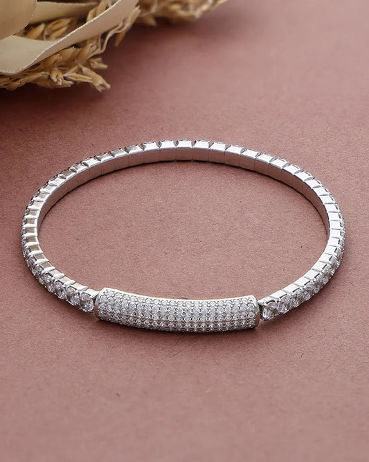 Solmere Glide Stretch Bracelet in 92.5 Silver