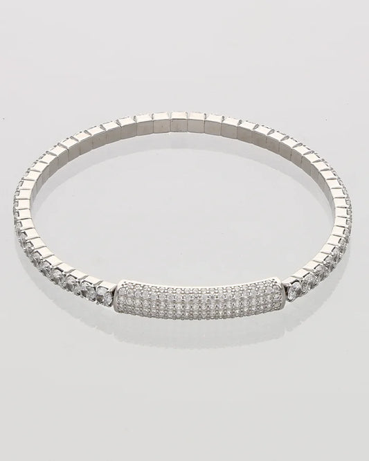 Solmere Glide Stretch Bracelet in 92.5 Silver