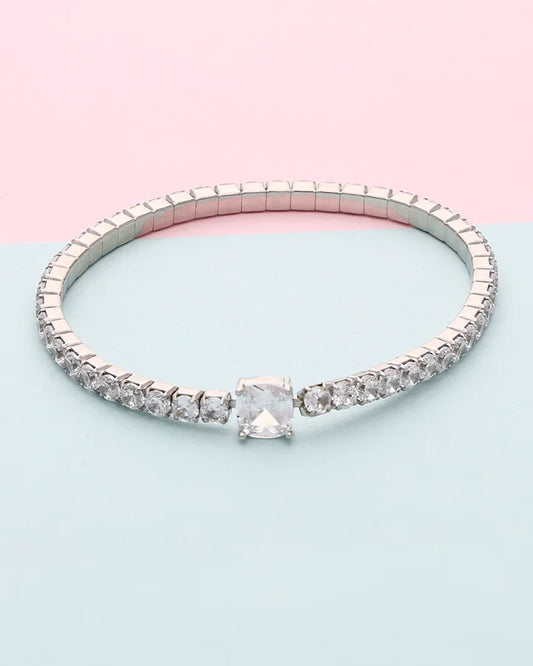 Elunor Calm Stretch Bracelet in 92.5 Silver