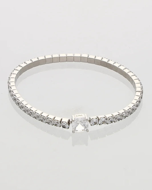 Elunor Calm Stretch Bracelet in 92.5 Silver