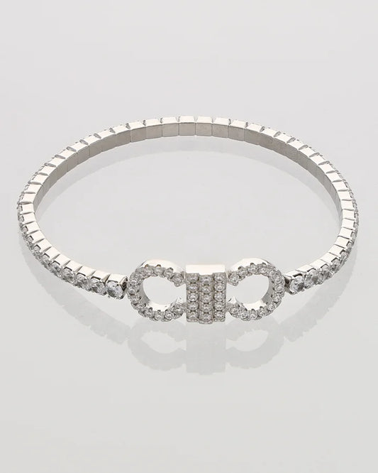Viraya Poise Stretch Bracelet in 92.5 Silver