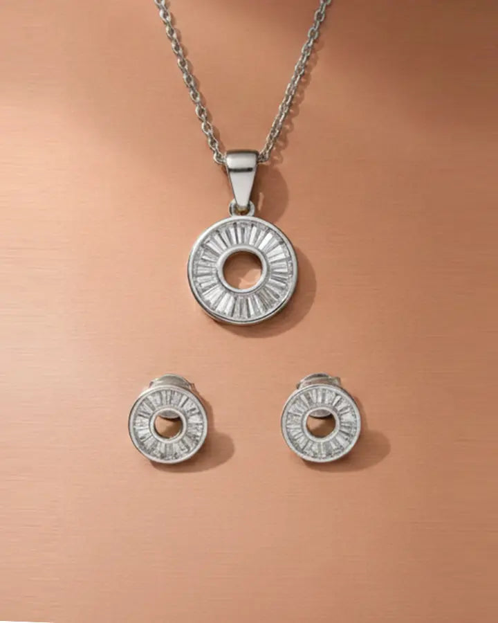 Ice Aura Set in 92.5 Silver