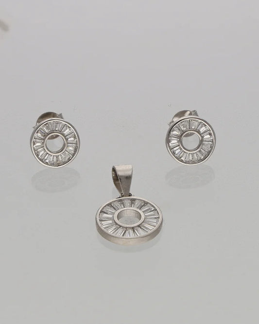 Ice Aura Set in 92.5 Silver